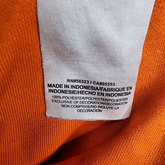 Mens Nike Dri-Fit Orange & Black Polo Shirt OSU Oklahoma State Short Sleeve M - Picture 8 of 12